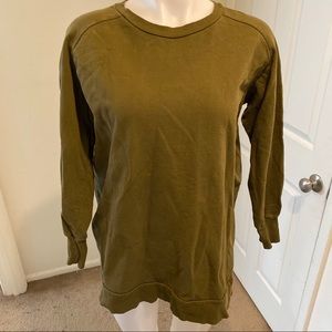 💖Army green Zara sweatshirt